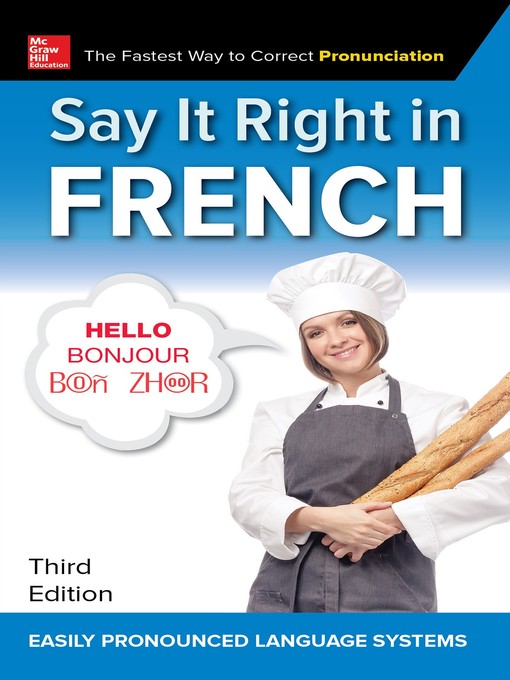 Title details for Say It Right in French by EPLS, NA - Available